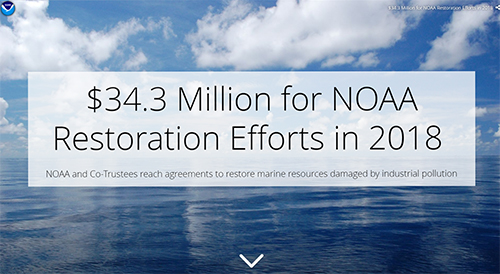 Story Map: $34.3M To Restore Marine Resources Damaged By Pollution ...